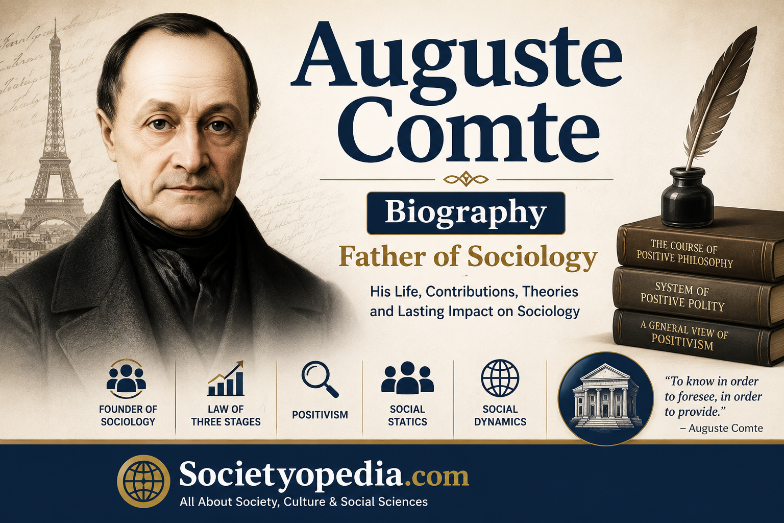 Auguste Comte Biography and Legacy