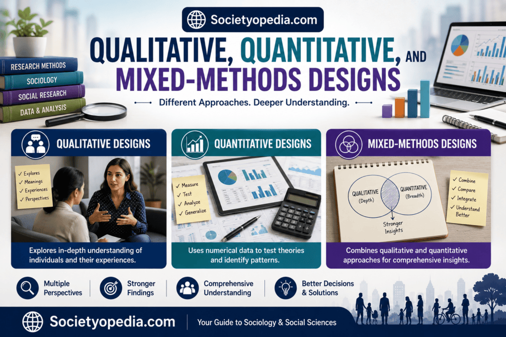 Qualitative, Quantitative, and Mixed-Methods Designs
